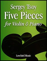 Five Pieces for Violin And Piano Chamber Ensemble cover